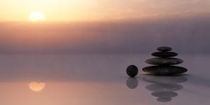 Rocks stacked