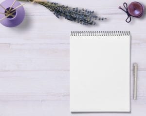Blank notepad