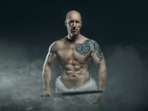 Male with healthy testosterone