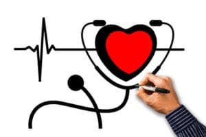 The Many Benefits Of Ashwagandha 7 Heart with pulse and stethoscope